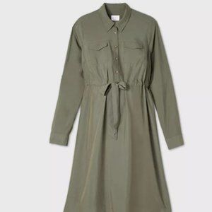 NWT Isabel Maternity Shirt Dress Sz XL